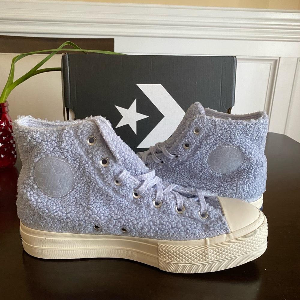 ❌SOLD❌Converse Chuck Taylor All Star Sherpa Platform - Picture 5 of 7
